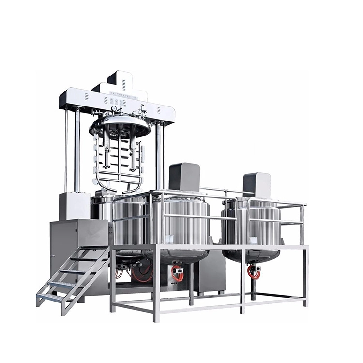 Factory Direct Customized 300L 500L Vacuum Homogenizer Emulsifier Cosmetic Face Cream Mixer Machine