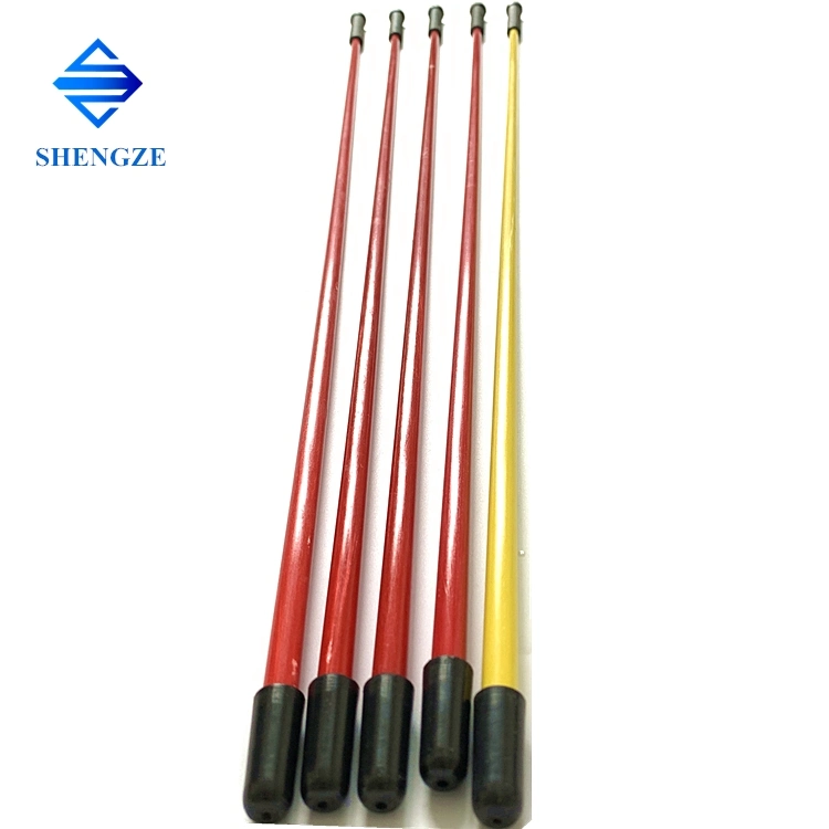 Flexible Fiberglass FRP GRP Composite Material Trekking Pole Cattle Crutch Hand Walking Stick Prod/Goad/Alpenstock for Mountain Climbing