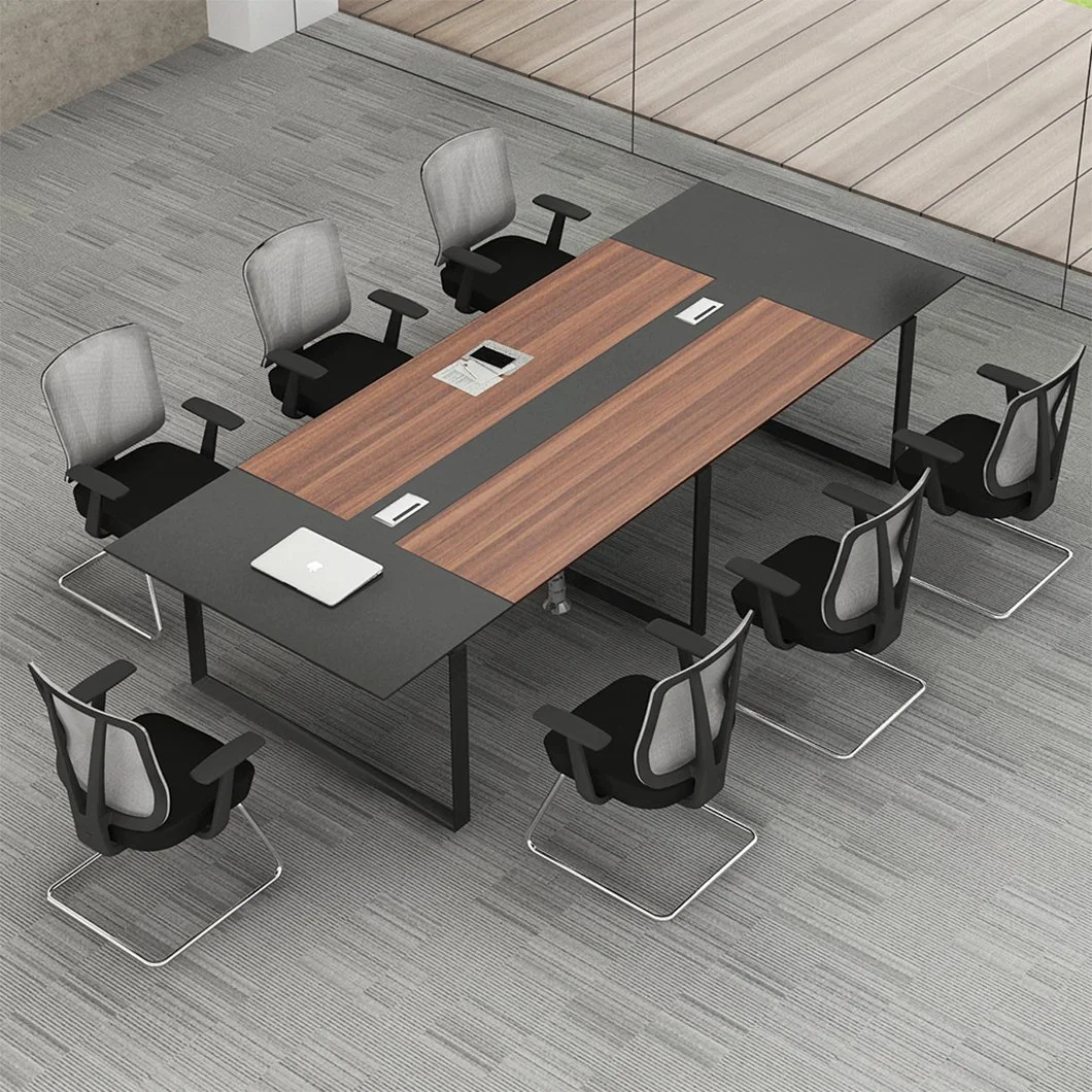 Современный конференц-зал письменный стол Мебель Luxury 8 10 человек Деревянный модульный конференц-стол с стульев