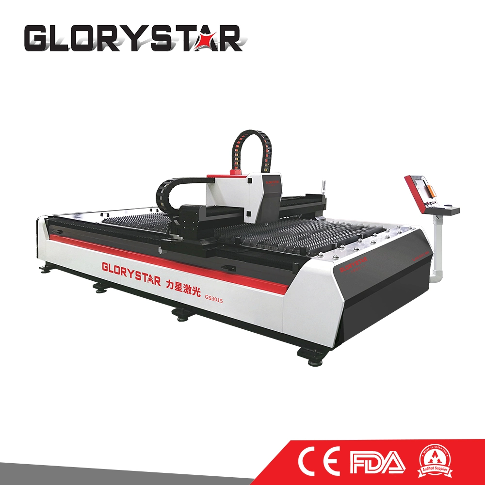 Factory Price Fiber Optic Laser Cutter Bar for Steel and Iron (GS-3015 2000W)