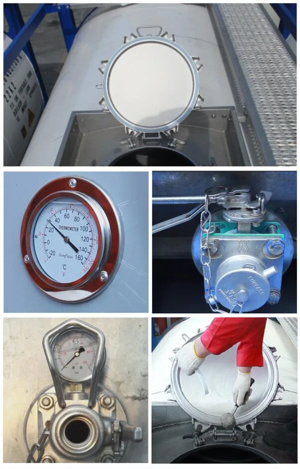 ISO Tank Manufacturers Stainless Steel Pressure Gauge