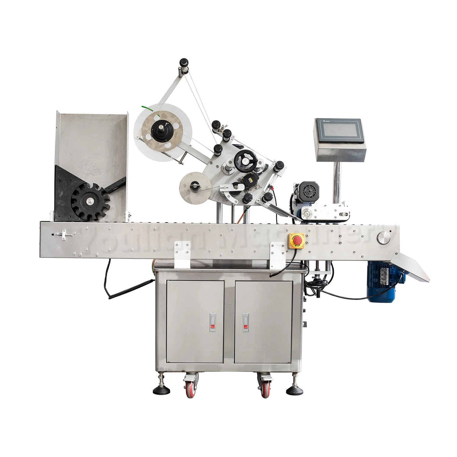 Automatic High Speed Labeling Machine for Blood Collecting Tubes Pen Holders Solid Glue Paste Pens Labeler Machinery