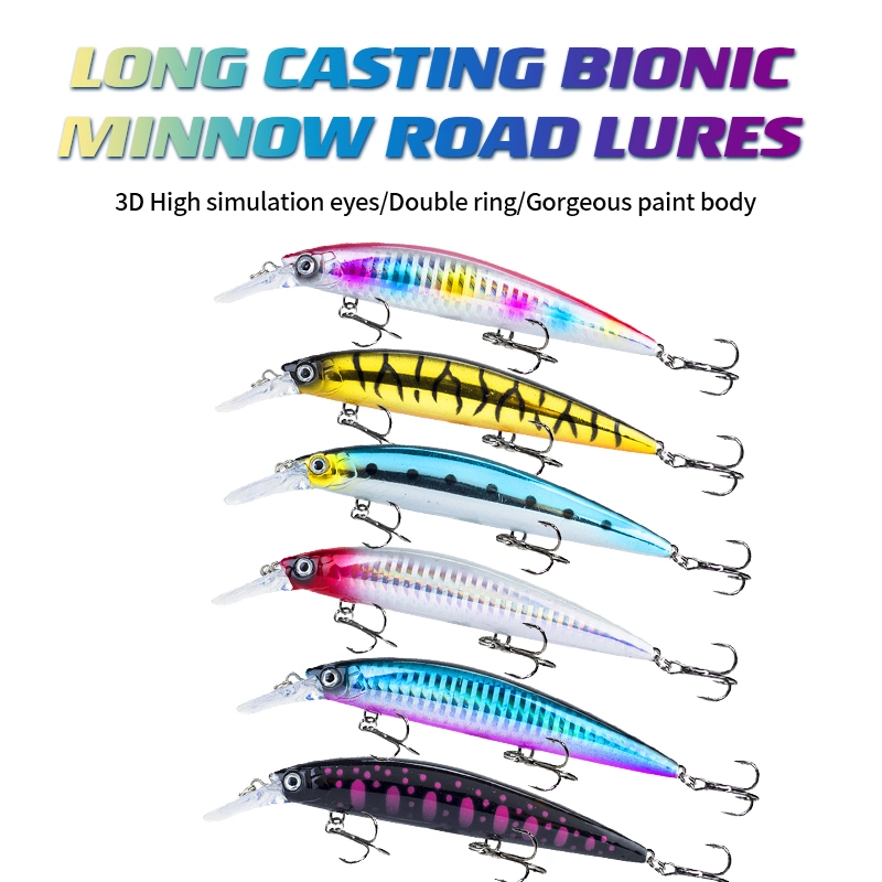 2023 New 130mm 36g 3D Sinking Heavy Wobbler Hard Minnow Fish Lure