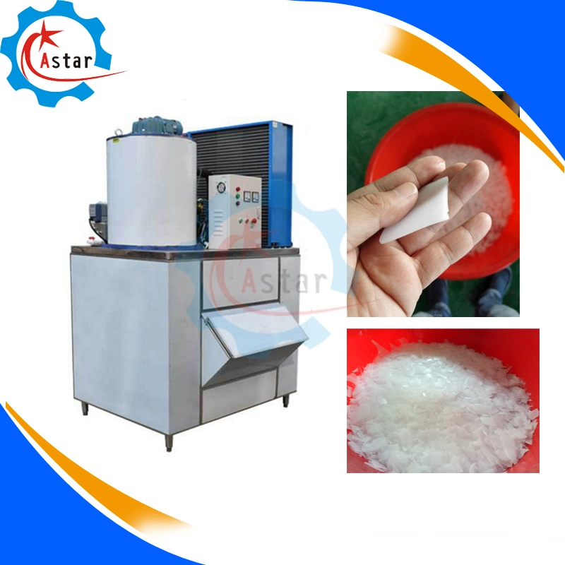 2000kg Per 24 Hours Flake Ice Machine for Supermarket Seafood