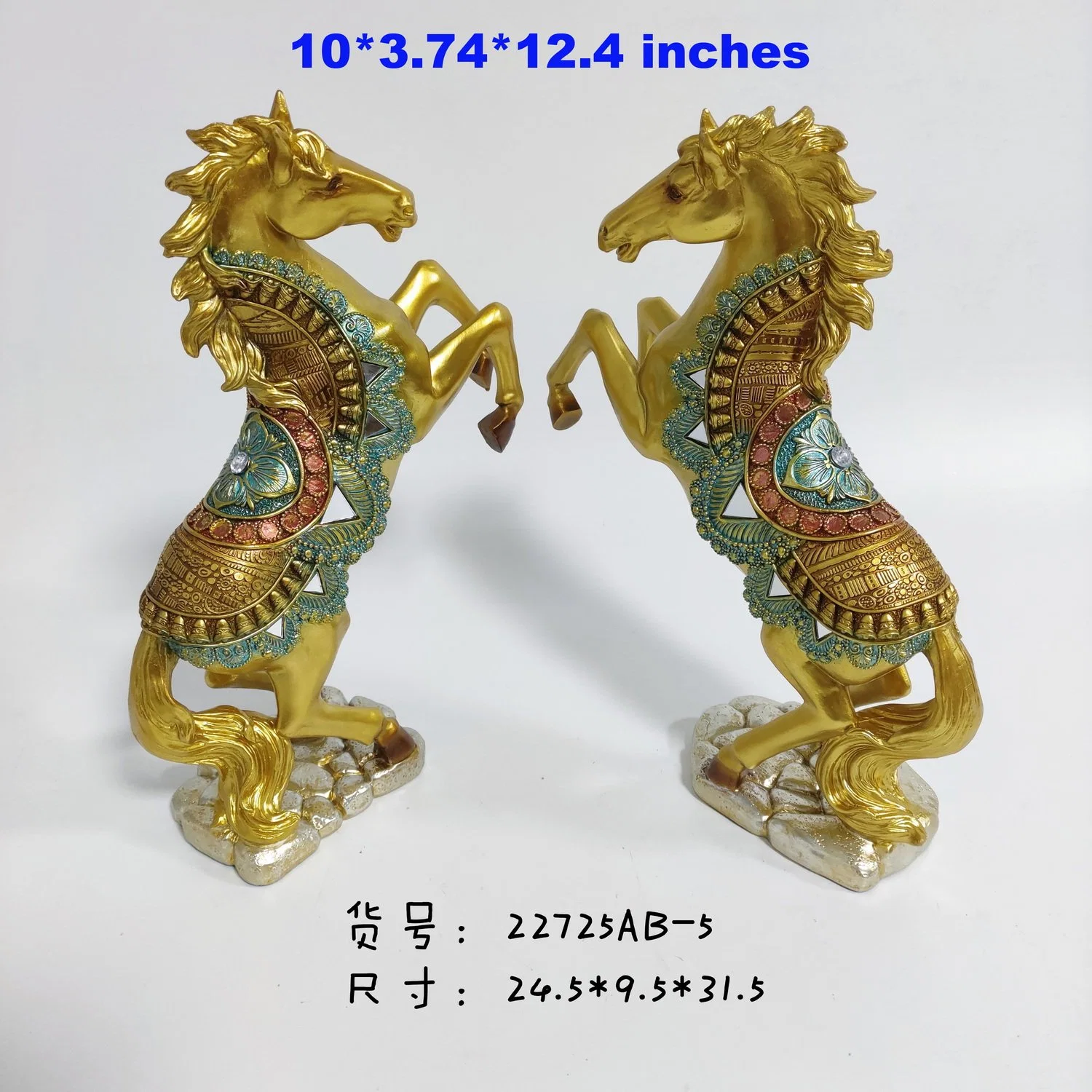 Wholesale/Supplier Modern Resin Home Decoration Horse Statue Horse Resin Crafts