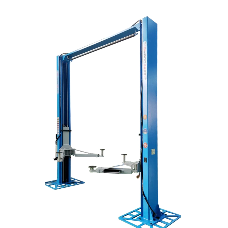 Manual Lock Easy Installation Gantry Vehicle Car Lift with 4500 Kg Clear Floor Two Post