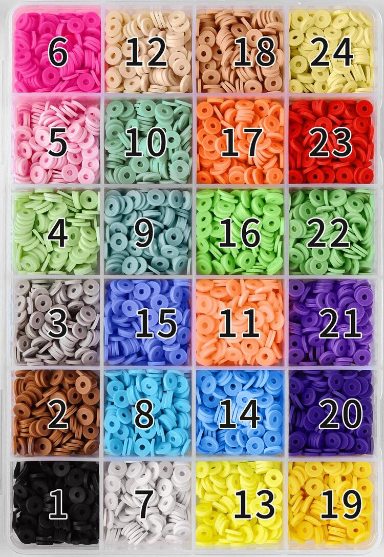 L'argile de perles multicolores Kit pour DIY Bracelets de décisions de Bohême Bracelet Colliers Accessoires Bijoux de vent fille Cadeaux