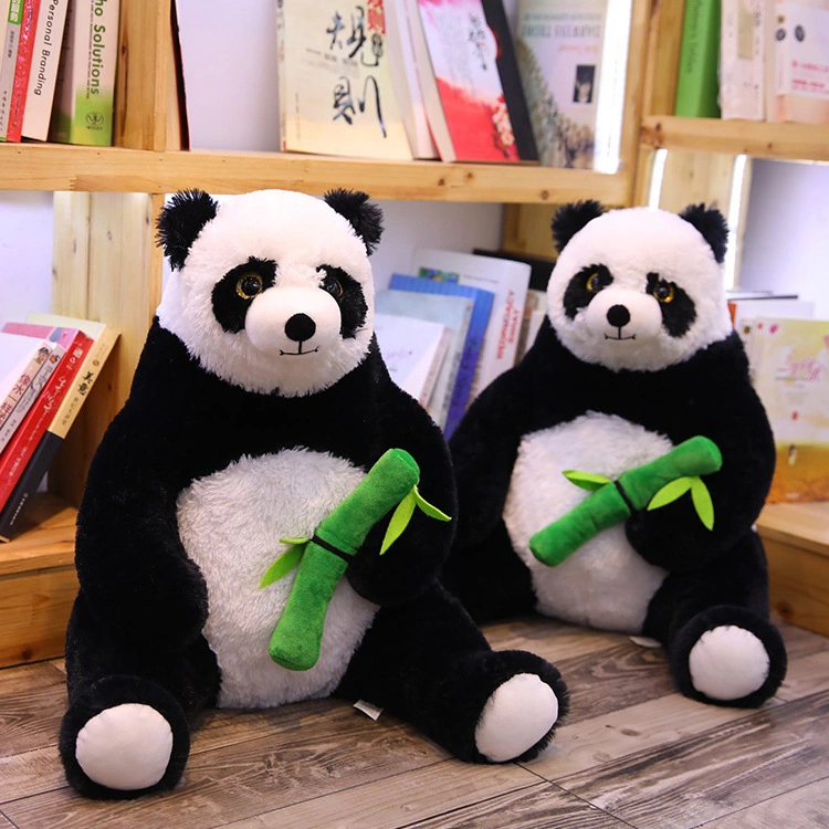 L'Amant Panda 10cm en peluche jouets en peluche -l'anneau de chaîne de clé Poignée de commande des jouets en peluche