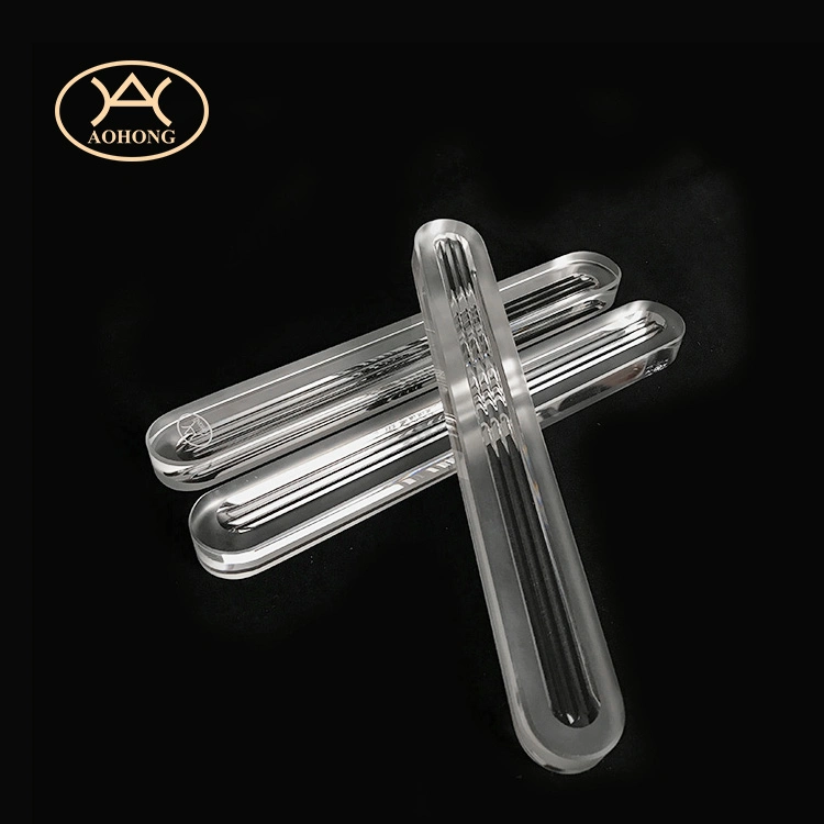 Factory Direct Sale Transparent Grooved Level Gauge Glass