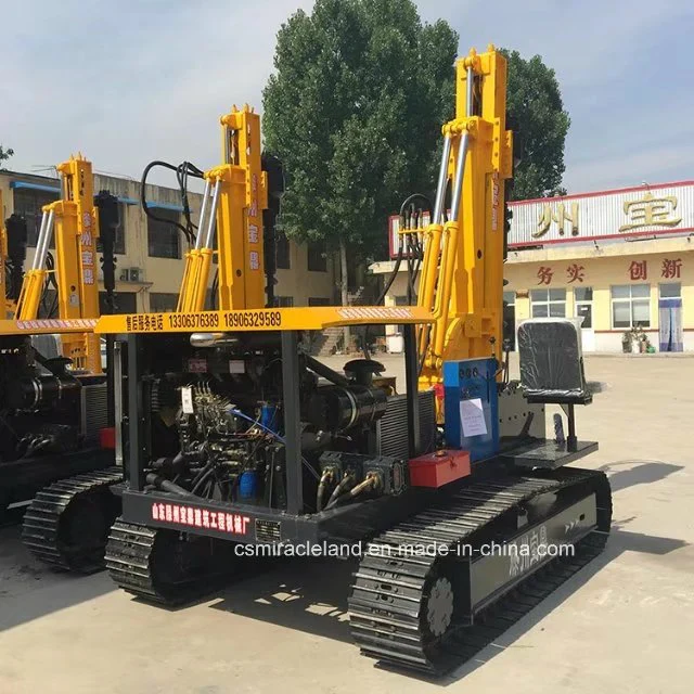 Crawler Hydraulic Driven Helical Solar Photovoltaic Pile Driver (BDLQ80)