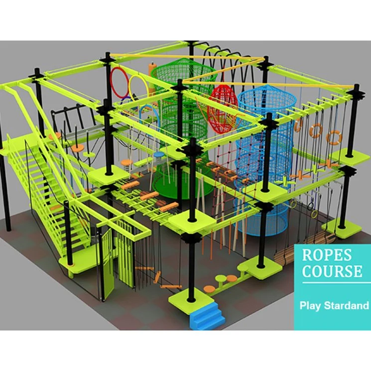 Aventure Équipement de parcours de corde intérieur pour enfants aire de jeux.