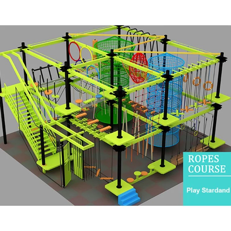 Aventura Indoor Rope Course Equipo para niños Zona de juegos infantil