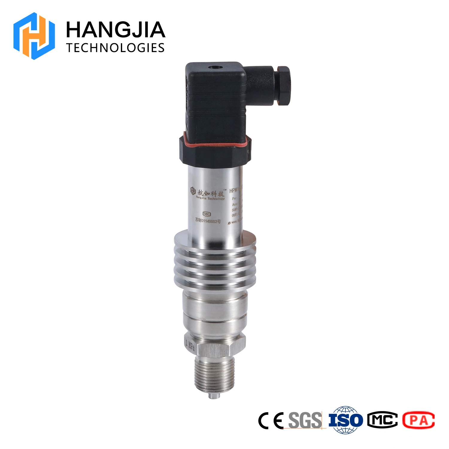 Stainless Steel High Temperature Resistance Diaphragm Pressure Transducer