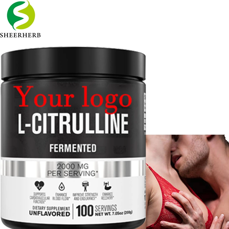 Pure Natural Fermented L-Citrulline Nol-Citrulline for Fitness and Muscle Building Nitrogen Pump Fermented L-Citrulline