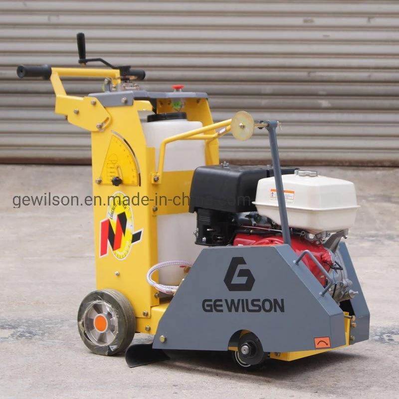 Manual Push Construction Machinery Concrete Road Cutter with Gasoline Engine