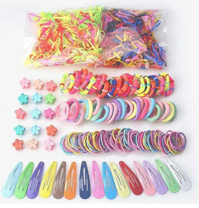 Colorful Diverse Hot Children's Hair Clip Gift Box Girl Side Clip Korean Hair Accessories Set
