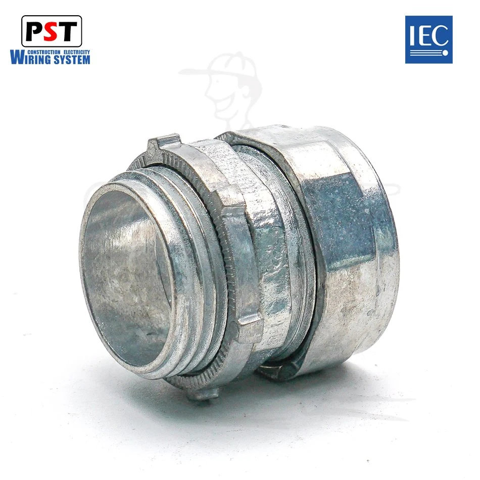 EMT Conduit Compression Connector Terminal Zinc Connector EMT Fittings