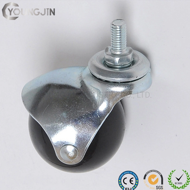 1.5 Inch 2inch Ball Caster Stem Caster Wheel with Sockets, Swivel Caster for Furniture, Sofa, Chair, Cabinet