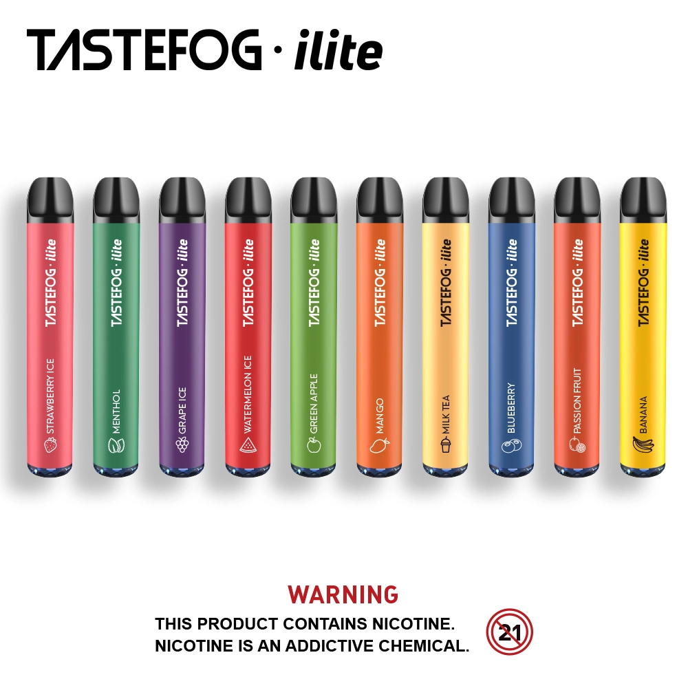 Tastefog Wholesale/Supplier Disposable/Chargeable Vape 600 Puffs Mini Electronic Cigarette with 2ml Eliquid