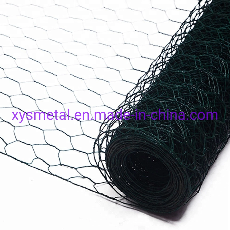 Galvanized/PVC Hexagonal Wire Netting Chicken Wire Mesh 25mm Mesh Size