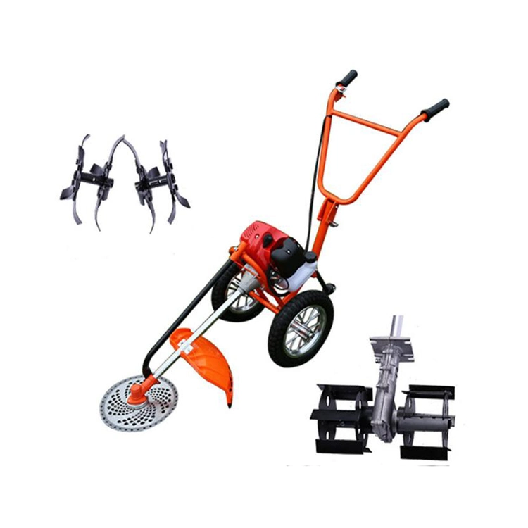 Hand Push Power Brush Cutter Benzin Grass Trimmer Grass Cutting Maschine