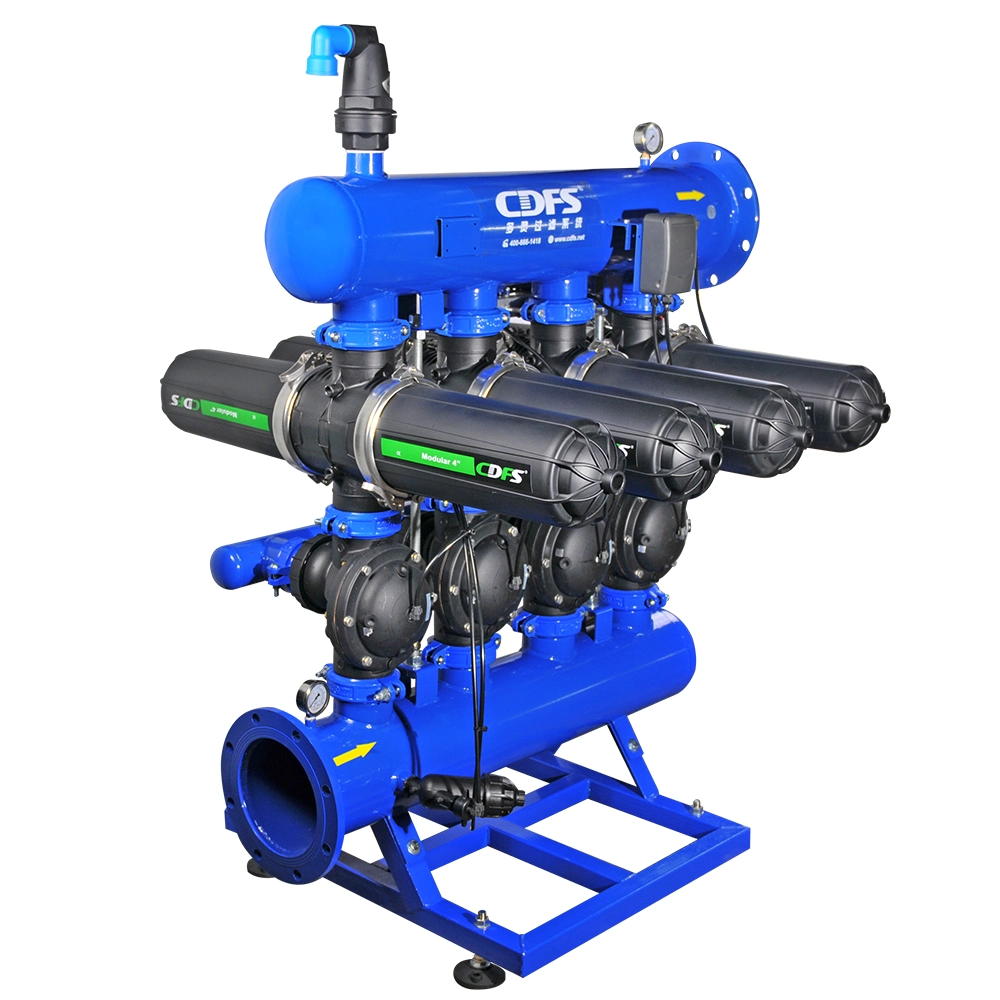 Preço do Sistema de Filtro de Disco de Retrolavagem Automática para Sistema de Tratamento de Água/ Sistema de Osmose Reversa/ Dessalinização de Água do Mar/ Irrigação por Gotejamento.