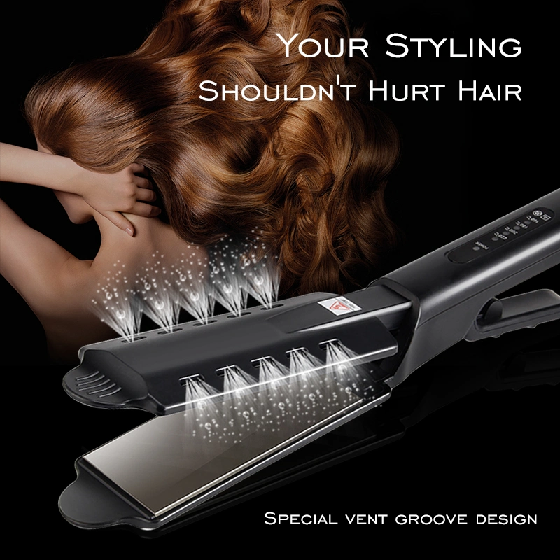 Flat Iron Hair Straightener Beauty Tool Hair Straightener Travel Use Portable Steam Styler