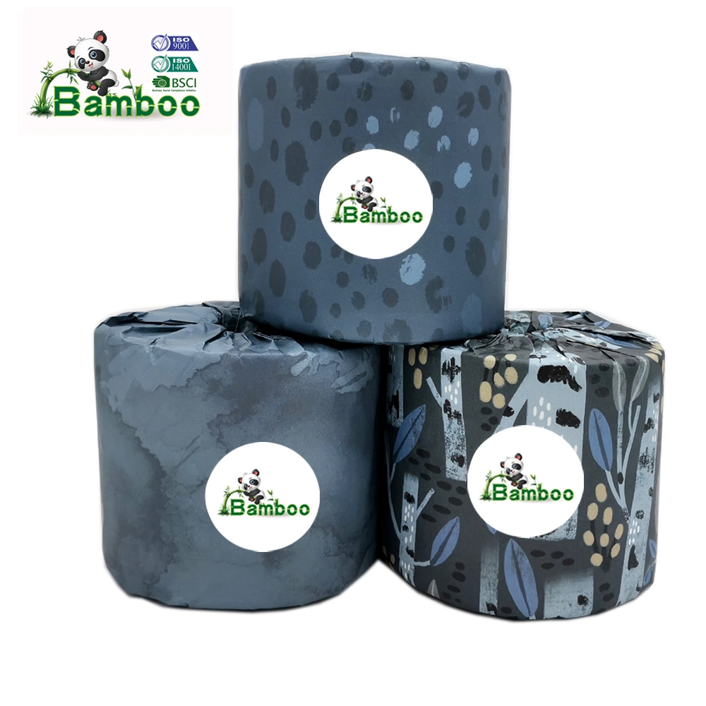 Customized 100% Bamboo Pulp Toilet Paper 3 Ply Toilet Tissue Paper