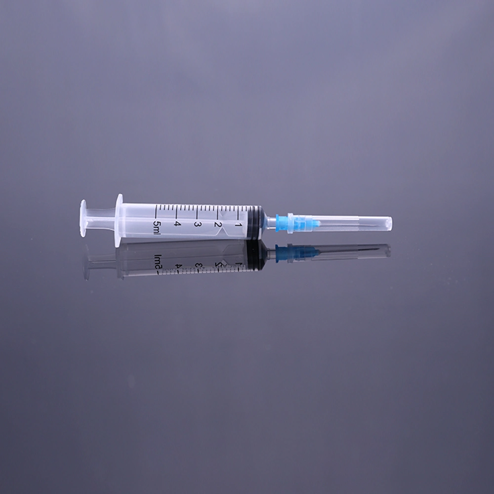 Sterile Luer Slip Syringes with Safety Needles for Medical Industry