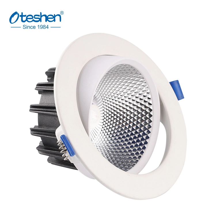 Downlight LED redonda de moderno y elegante Spotlight Lámpara de techo gran potencia 6W/10W/15W/30W.