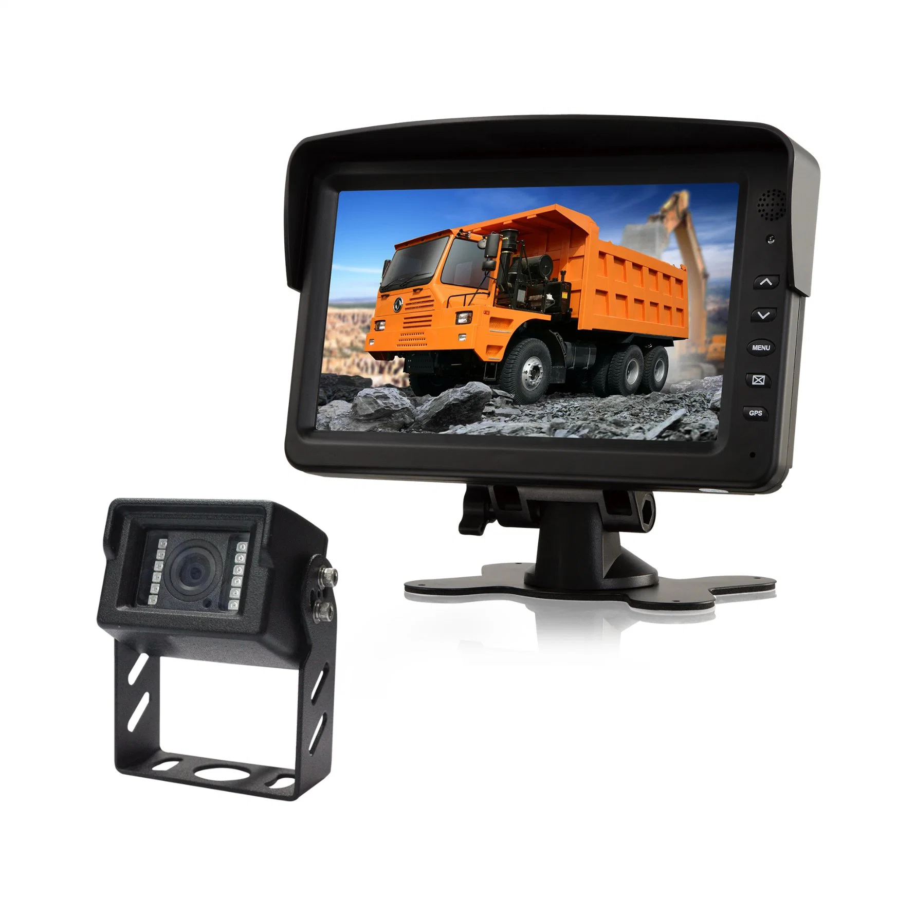 Color Digital Screen 2 AV Input 7 Inch Stand Alone Car TFT LCD Monitor