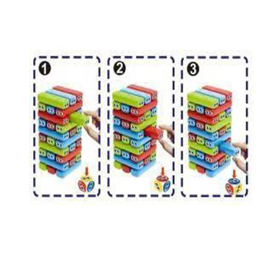 مرح بناية قالب لعبة بلاستيك بناية أشرطة لعبة لعب لعب لعب لعب مبنى بلوك للأطفال" S Stack قلب برج الأطفال" إس إنترتينمنت الألعاب