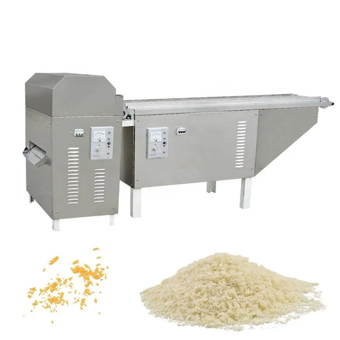 Granular Shrimp Dry Bread Crumbs Coating Machinery Panko White Bread Crumb Machine