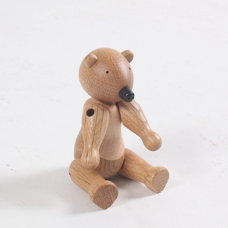 Wholesale/Supplier Hot Selling Nordic Wood Bear Home Decor Crafts