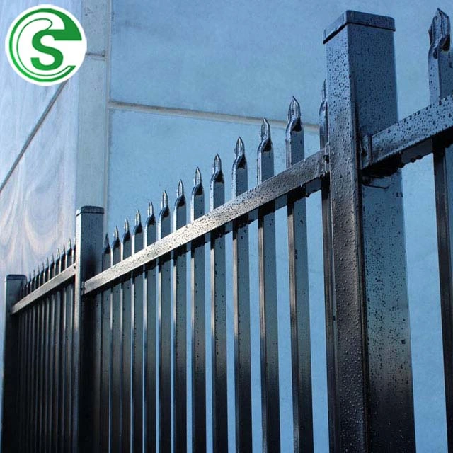 8FT Galvanized Decorative Garden Fence Steel Fence Panels to USA