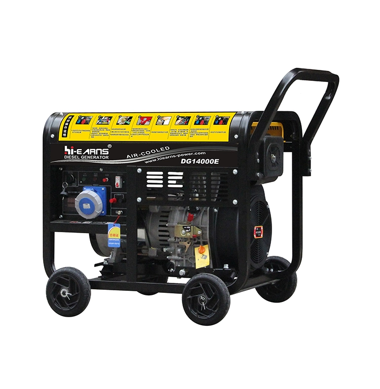 Four Stroke Wind Cooling Hi-Earns or OEM Air Cooled 10kw Generator