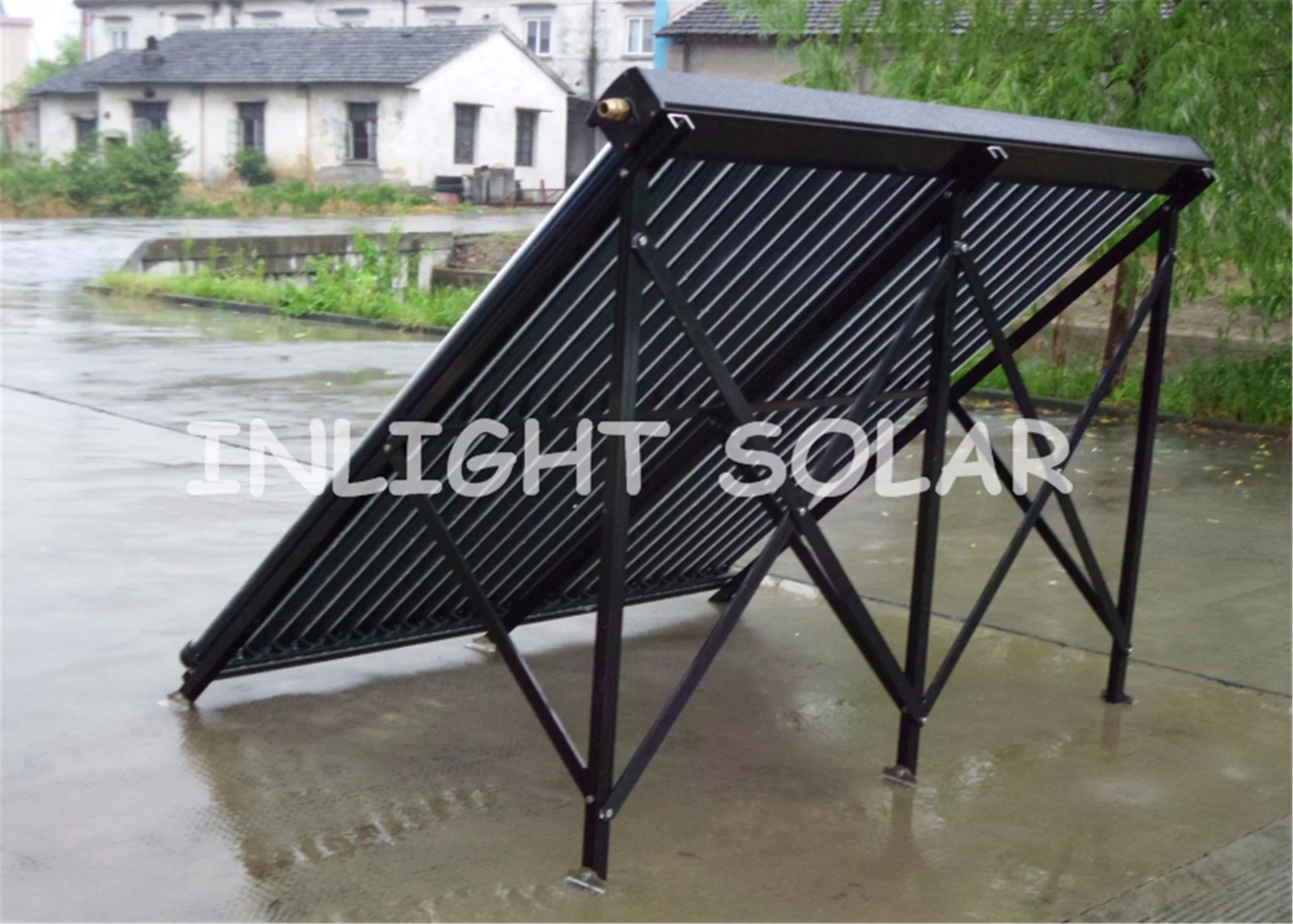 24tubes Aluminum Alloy Heat Pipe Solar Collector