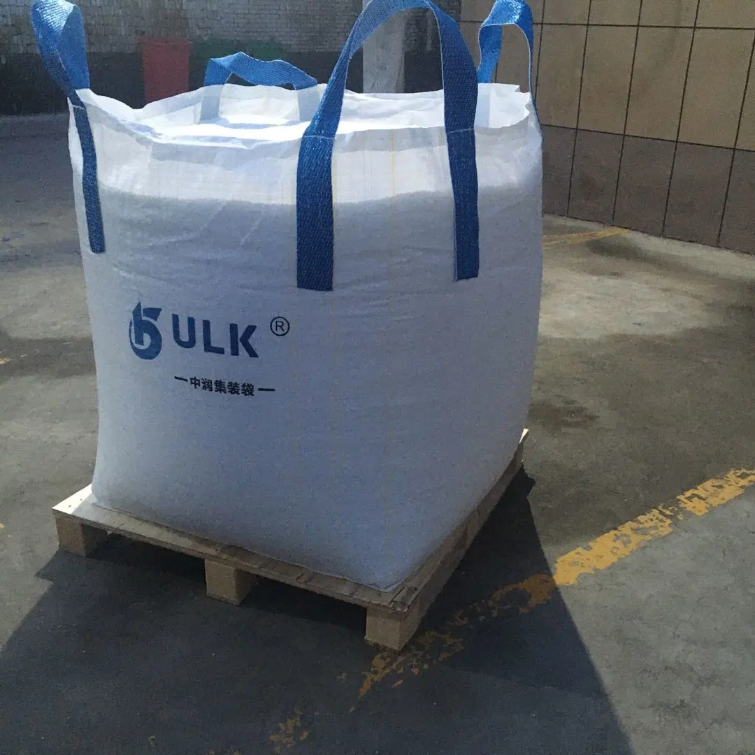 100% PP FIBC 1000kg Ton Jumbo Zement Verpackung Big Bulk Kühler Entlader Salt Israel Sand Bag Jumbo Verpackung Beutel Hoch Zugfestigkeit