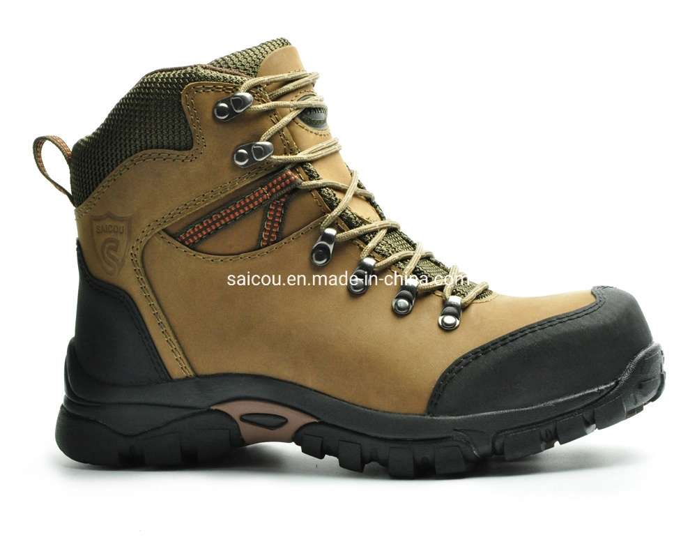 Chaussures de randonnée à embout en acier de haute qualité et confortables et bottes de travail pour hommes