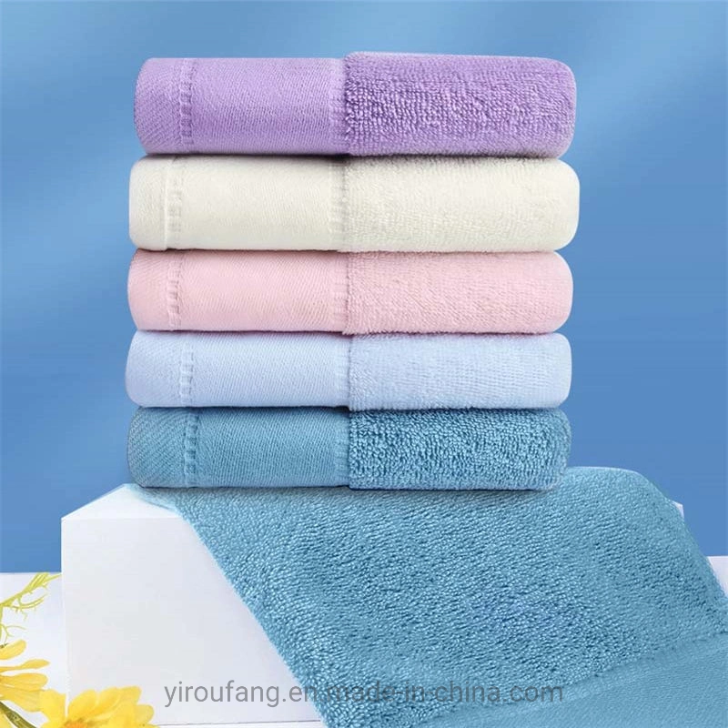 High Grade Customized Advertising Gift Set Highly Absorbent Shower Beauty Salon Face Bath Towel Three Piece Set