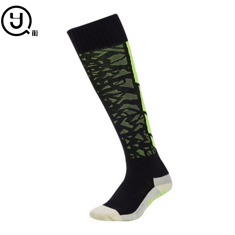 Sporty Anti Slip Soccer Athletic Socks Custom Logo Silicone Gel Football Soccer Socksready to Ship