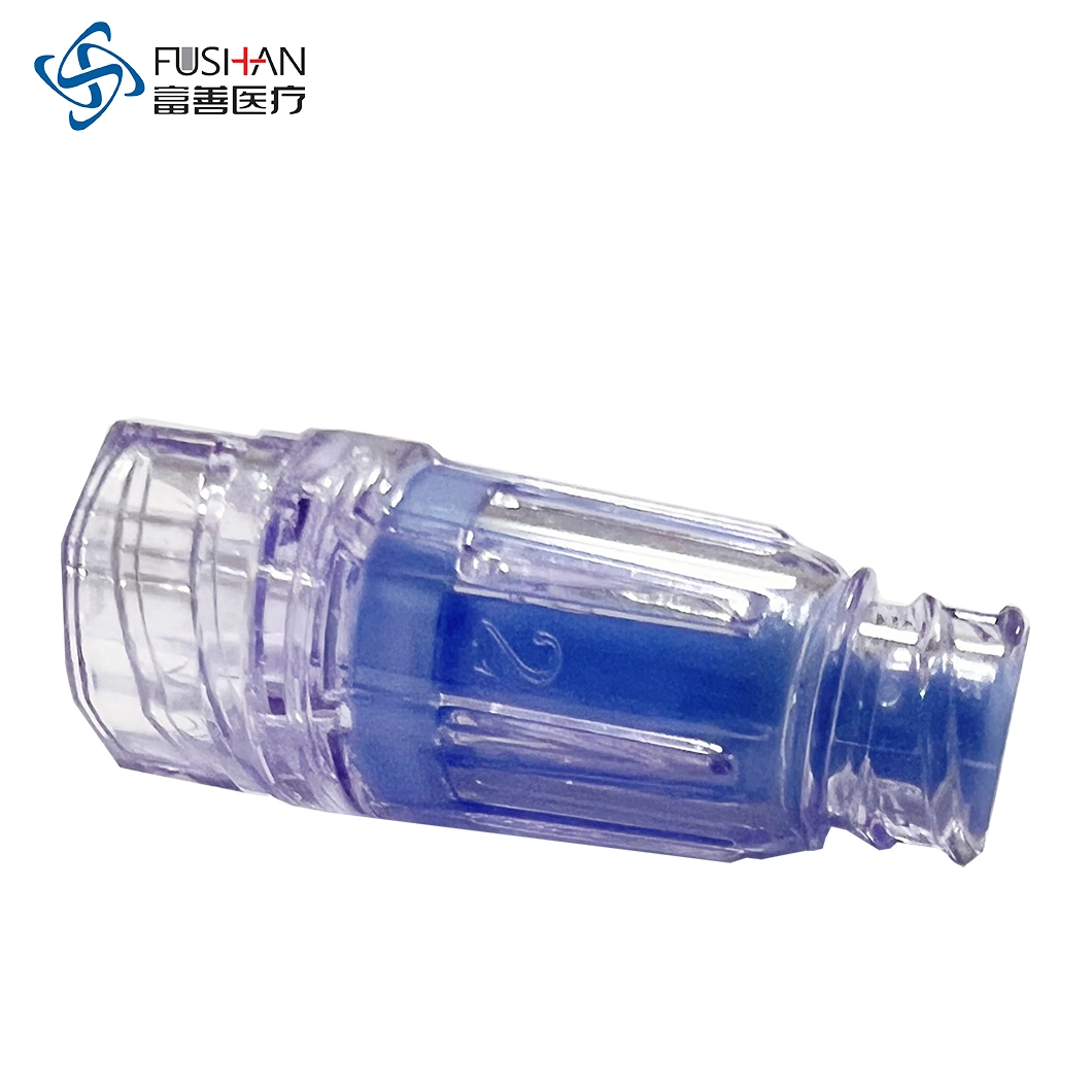 La aguja de plástico Fushan conector libre, acceso a la infusión de conector, Conector de la aguja, presión positiva el conector, la huelga el conector, CE