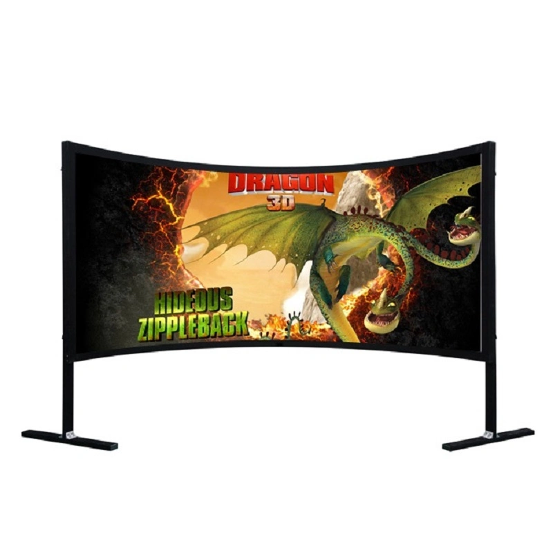 UHD 16: 9 133" Fixed Curved Projection Screen