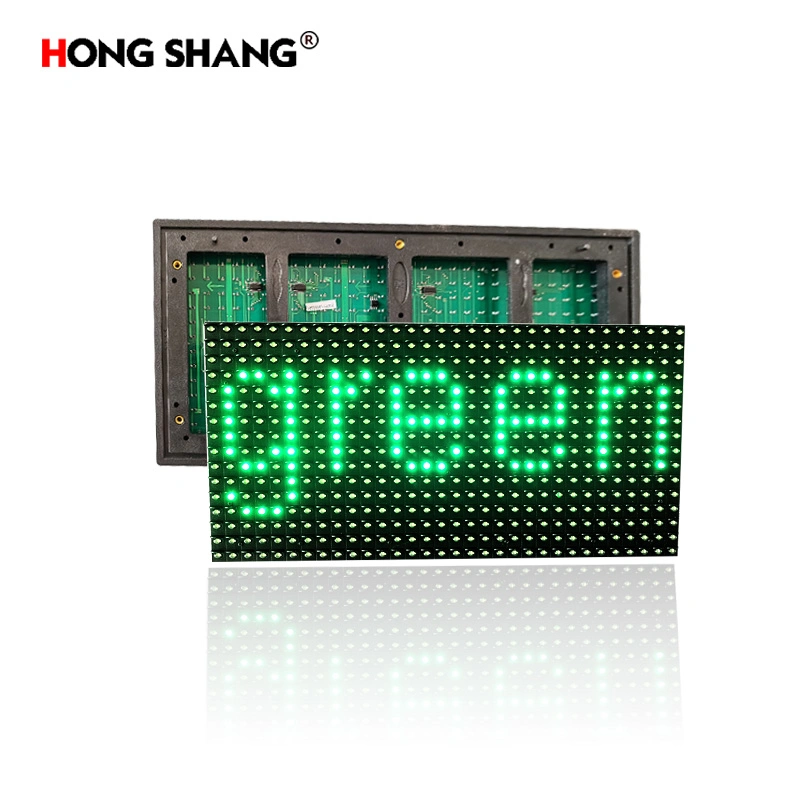 Wholesale/Supplier LED Advertising Module P10 Outdoor Green Letter Display Panel