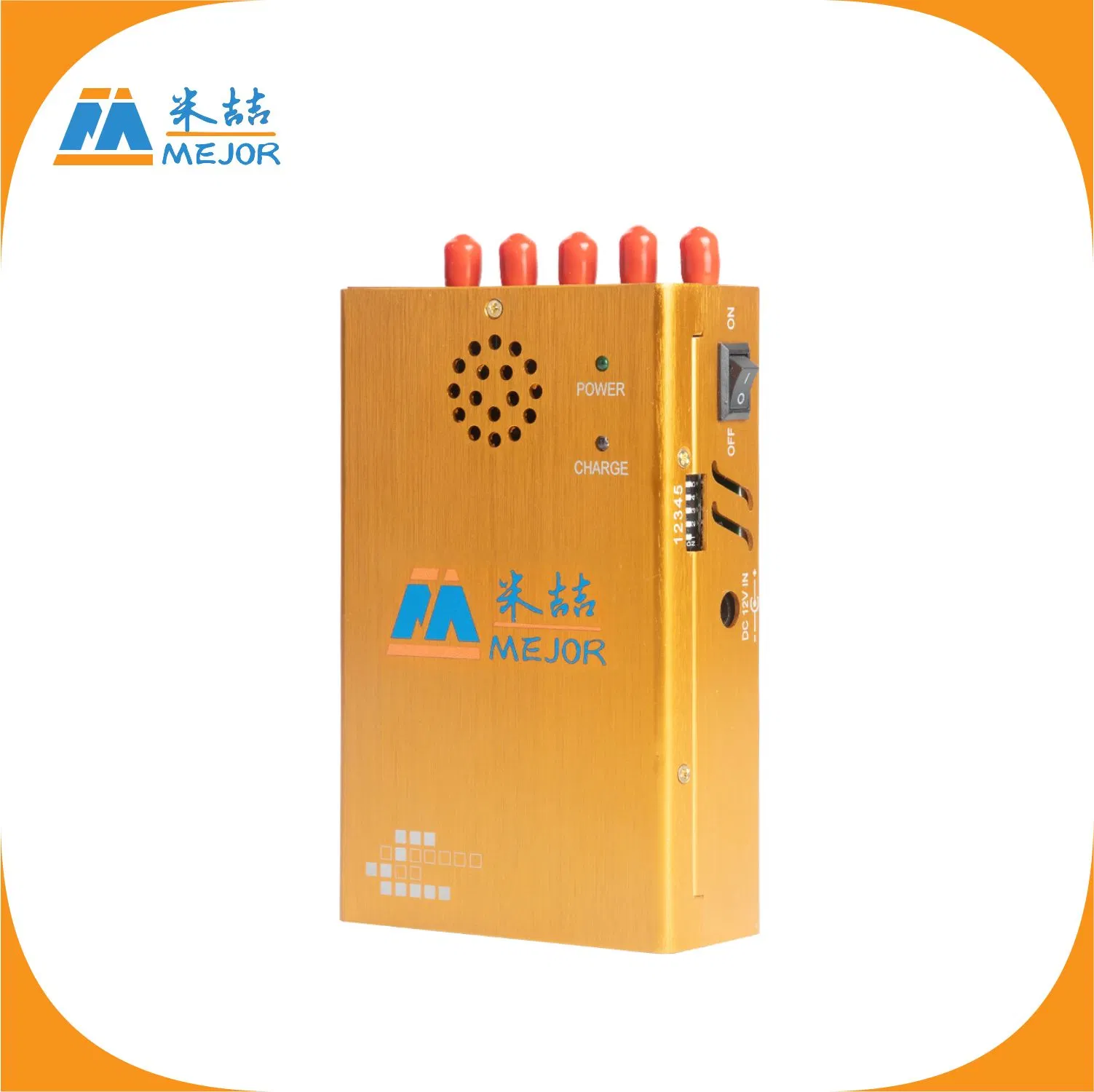 Powerful 5 Bands 2g/3G/4G/WiFi Handheld Cell Phone Signal Jammer