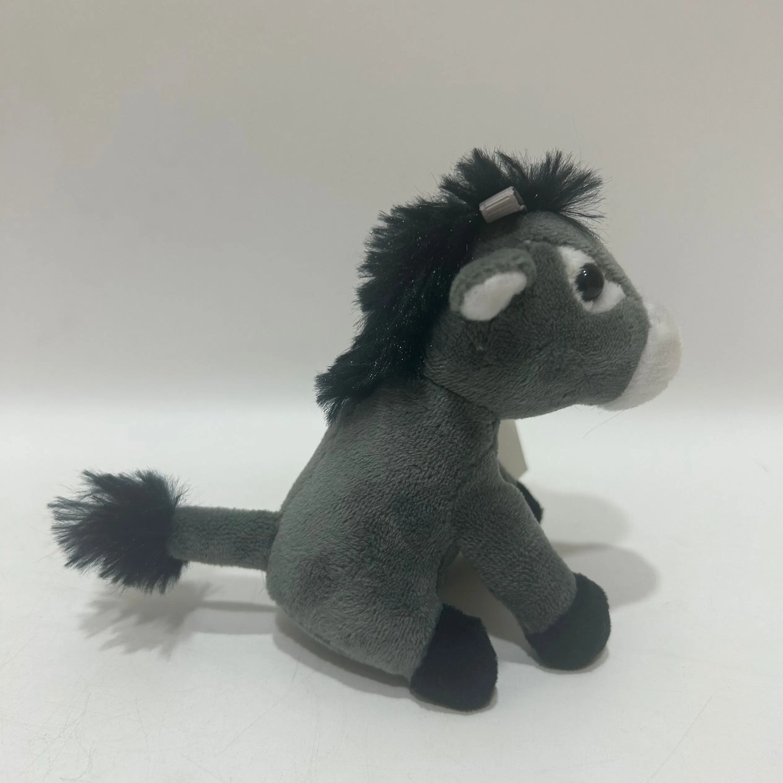 10 cm Hot Selling Donkey peluche porte-clés jouets mignon cadeaux pour Tout âge pour le plaisir