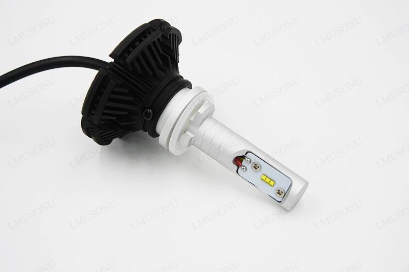 Lmusonu Car 7s 880 LED Headlight 25W 6000lm Waterproof IP67 Fanless Design