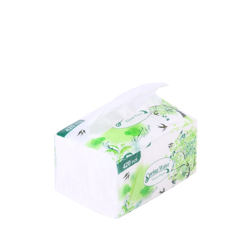 Custom Soft Pack Facial Tissue Paper 2ply 3ply Tissue Paper Products