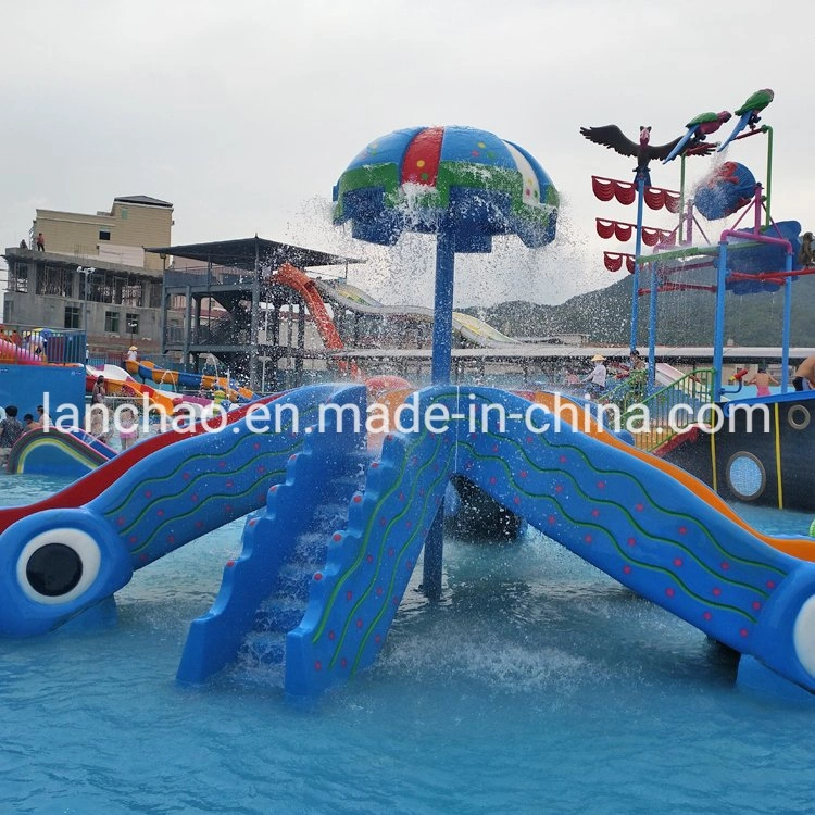 Toboggan aquatique en fibre de verre pour le parc d'attractions aquatique