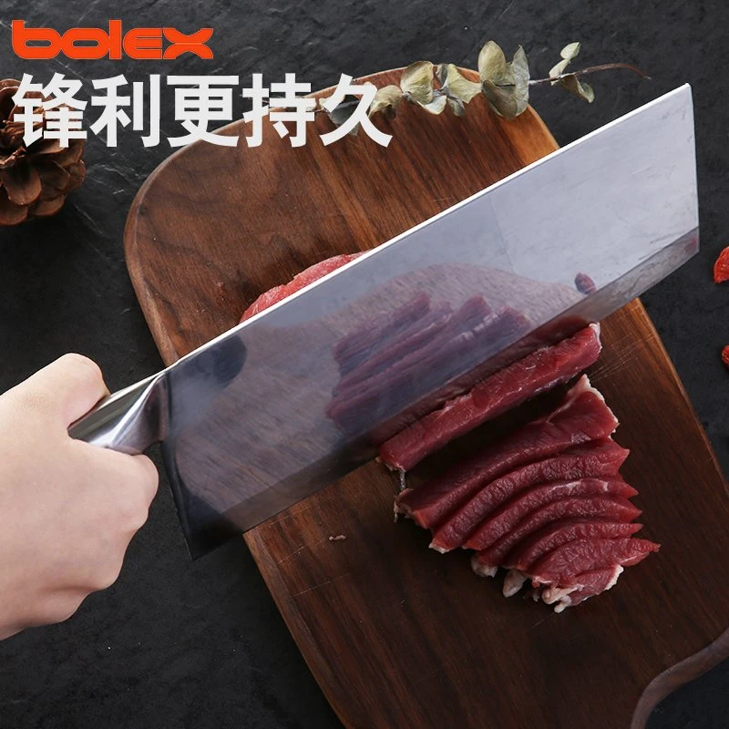 Faca para fatiar do chef de cozinha chinesa, cabo de aço inoxidável de 9" Profissional